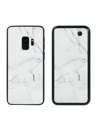 White Marble 2-in-1 Magnetic Battery Power Samsung Case