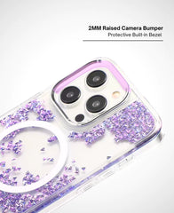 Purple Prism Glitter MagSafe Phone Case