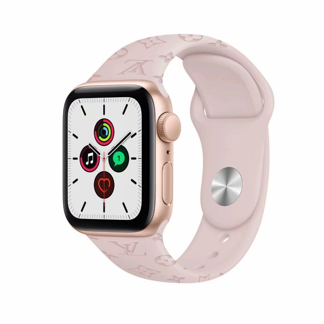 Silicone Embossed Soft Apple Watch Band