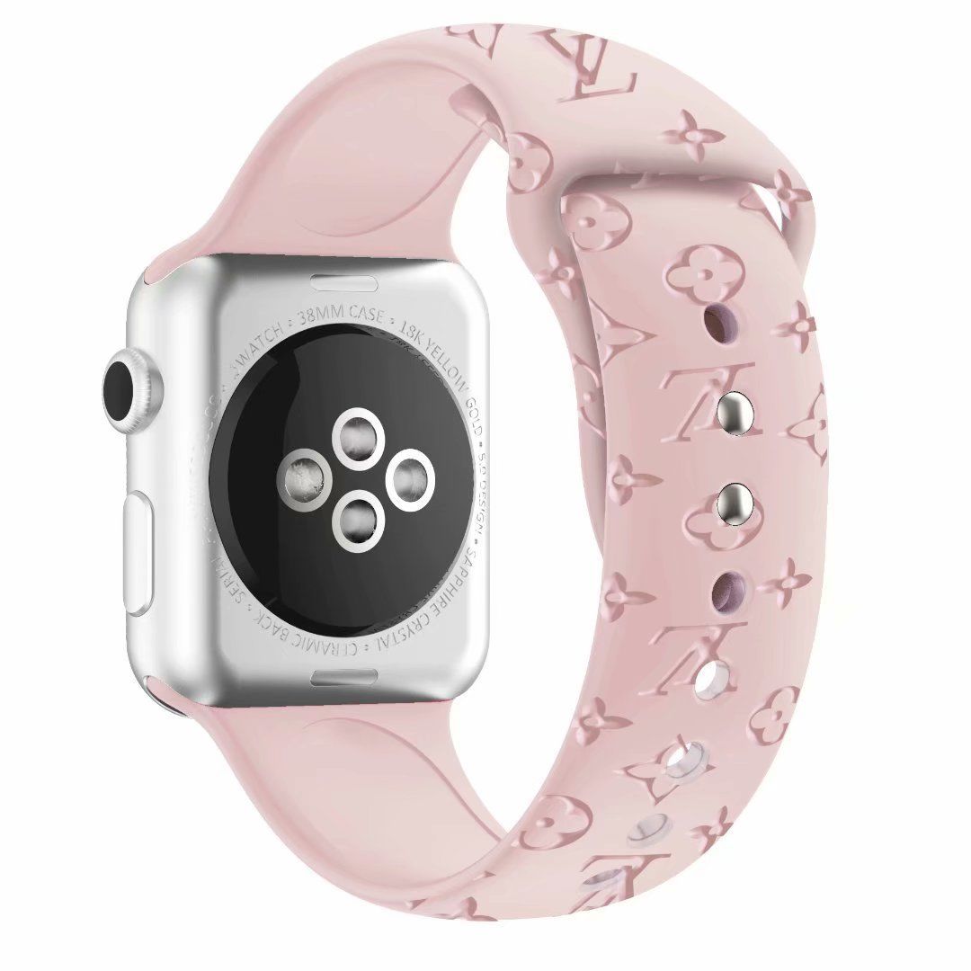 Silicone Embossed Soft Apple Watch Band