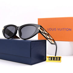 Luxe Threaded Metal Sunglasses