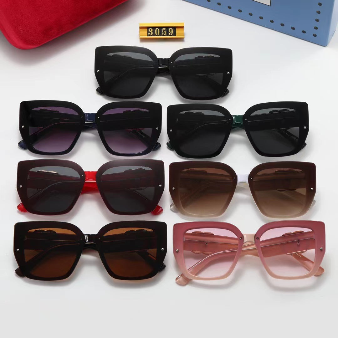 Fashion large frame sunglasses