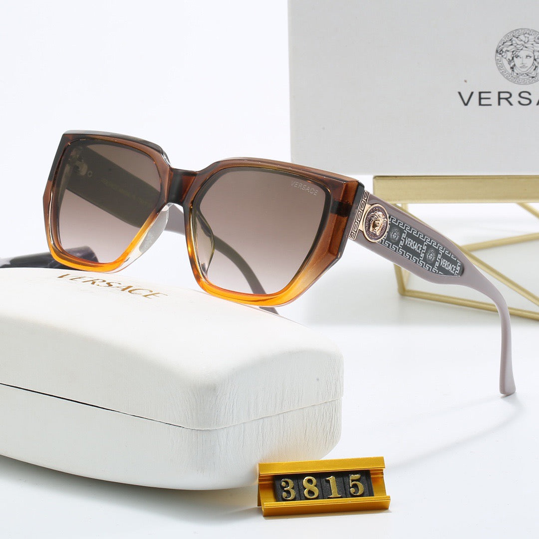 New square frame Medusa sunglasses