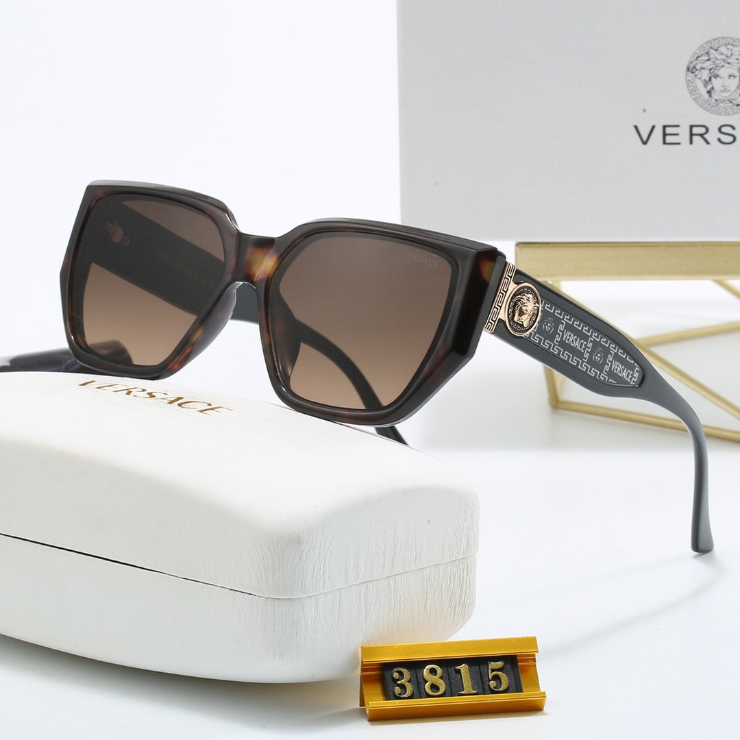 New square frame Medusa sunglasses