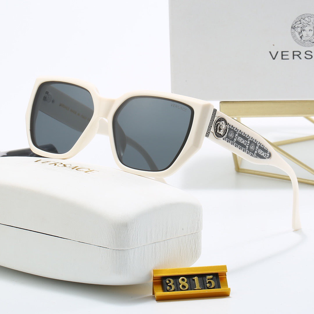 New square frame Medusa sunglasses