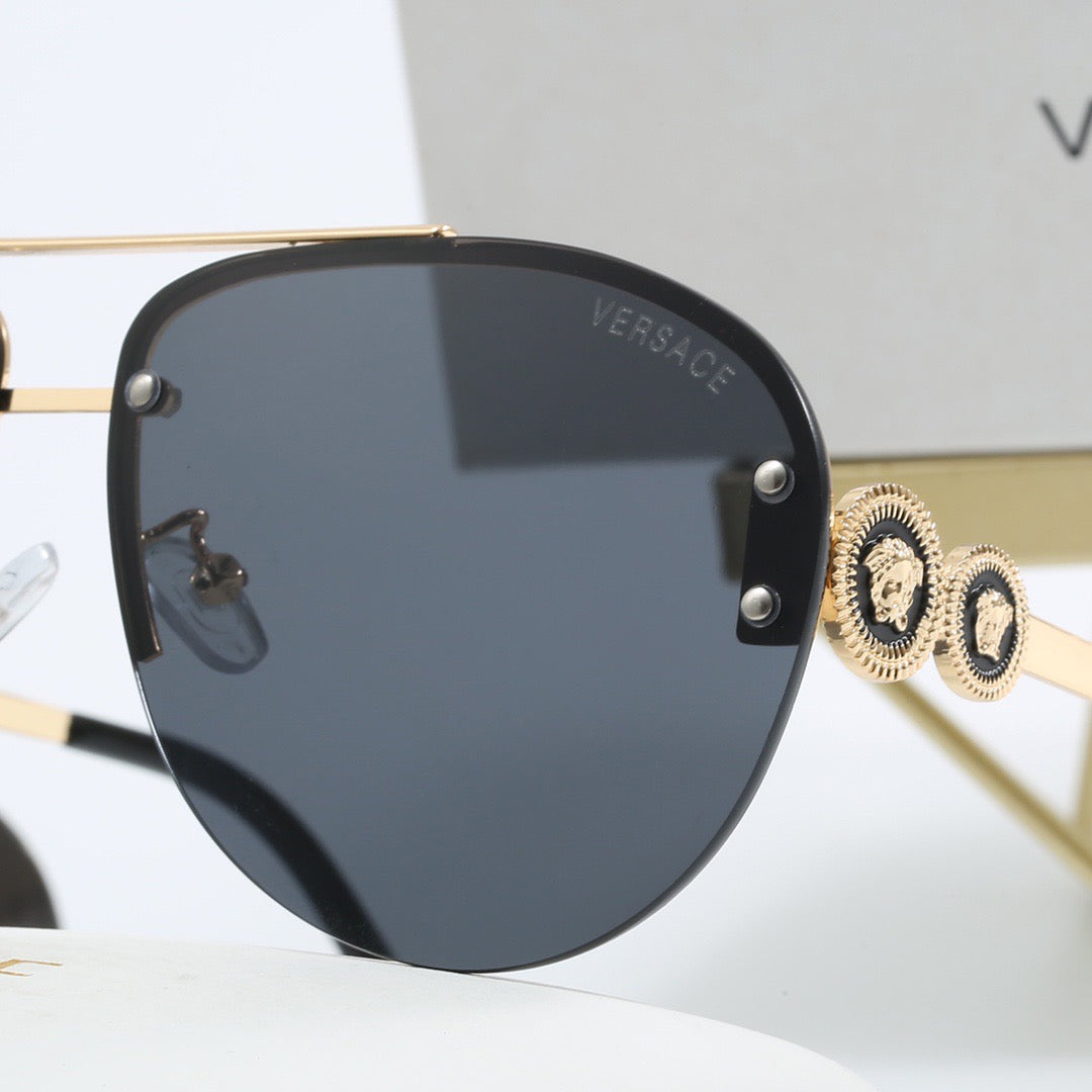 Luxury Metal Medusa Sunglasses