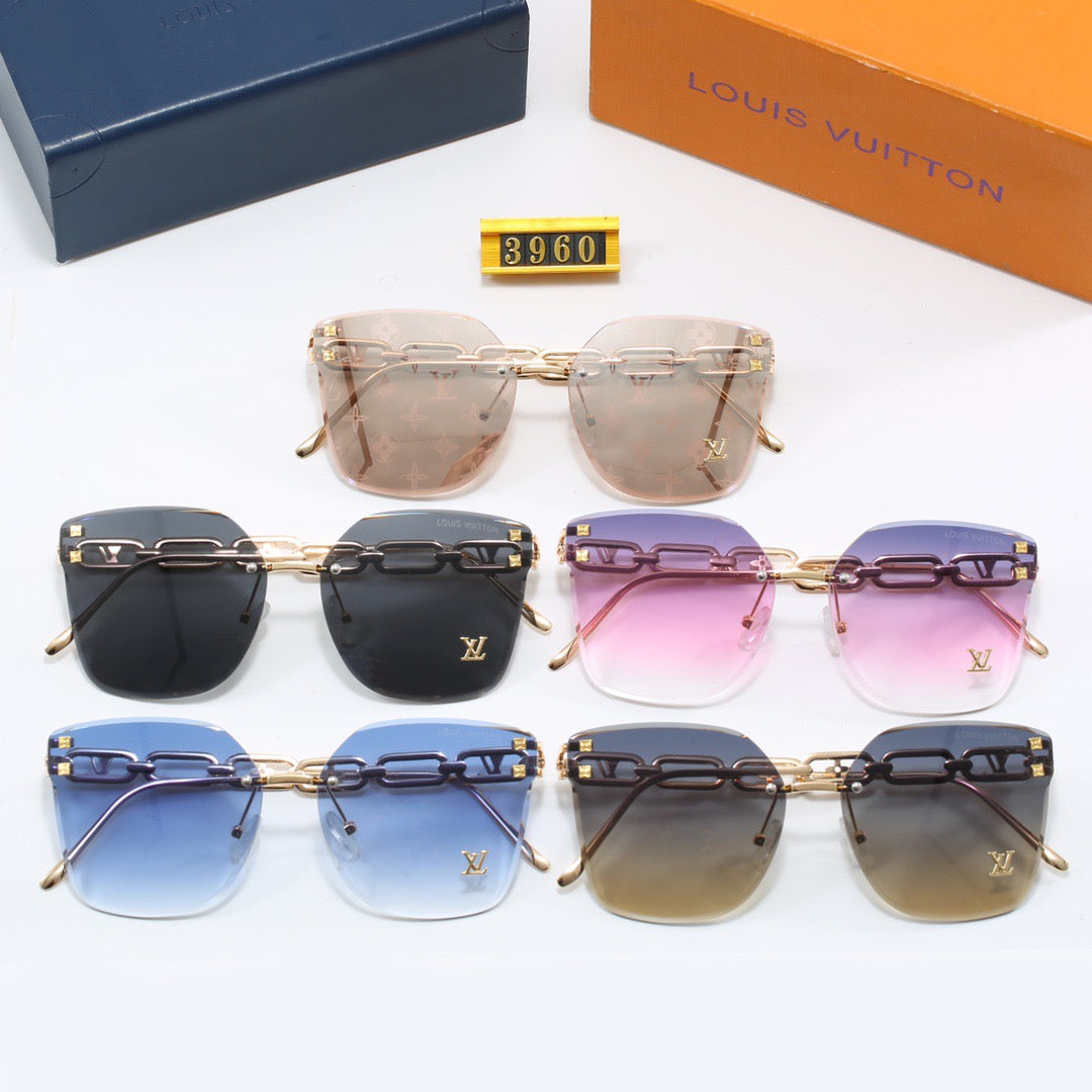 Frameless gradient sunglasses