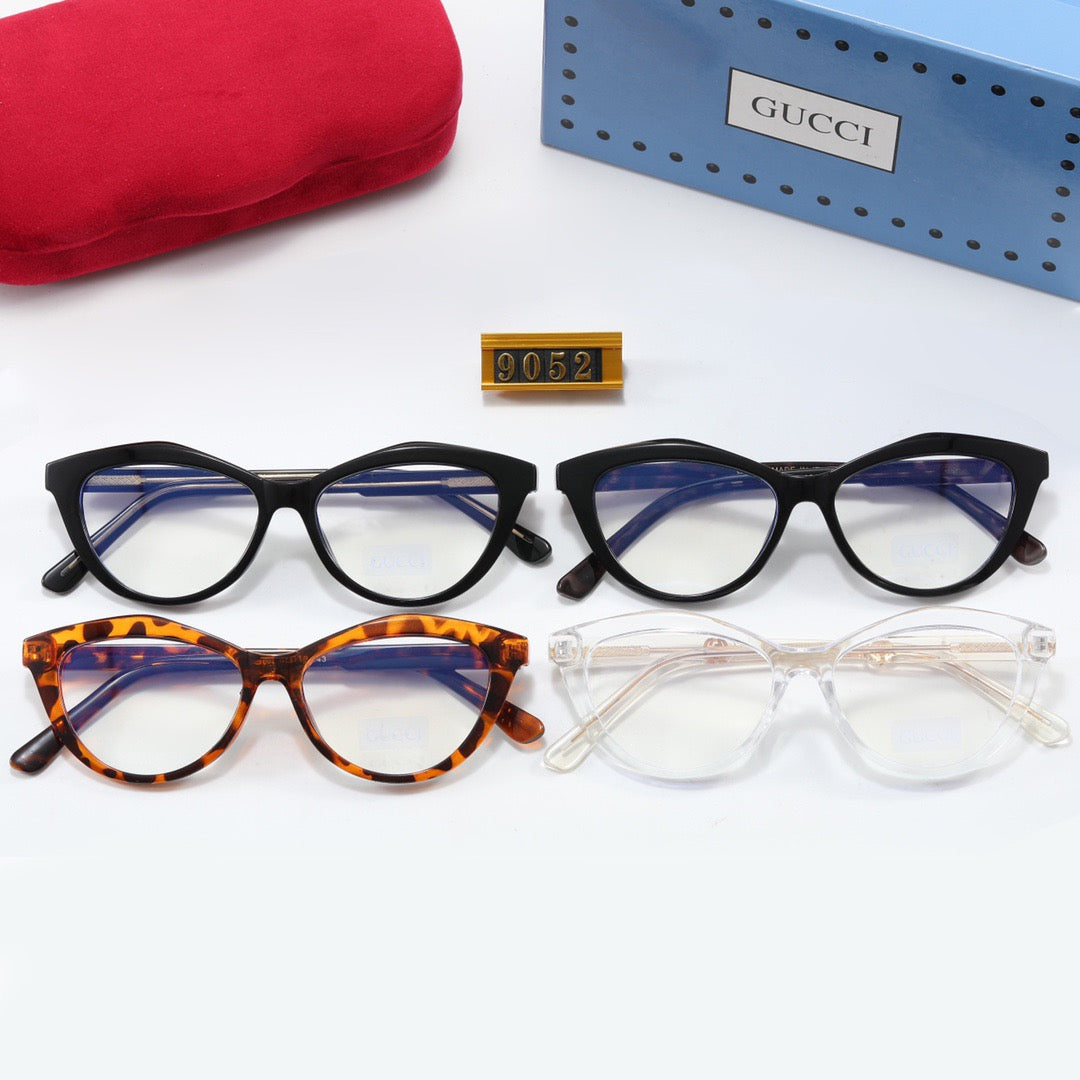 Cat-eye clear lens glasses