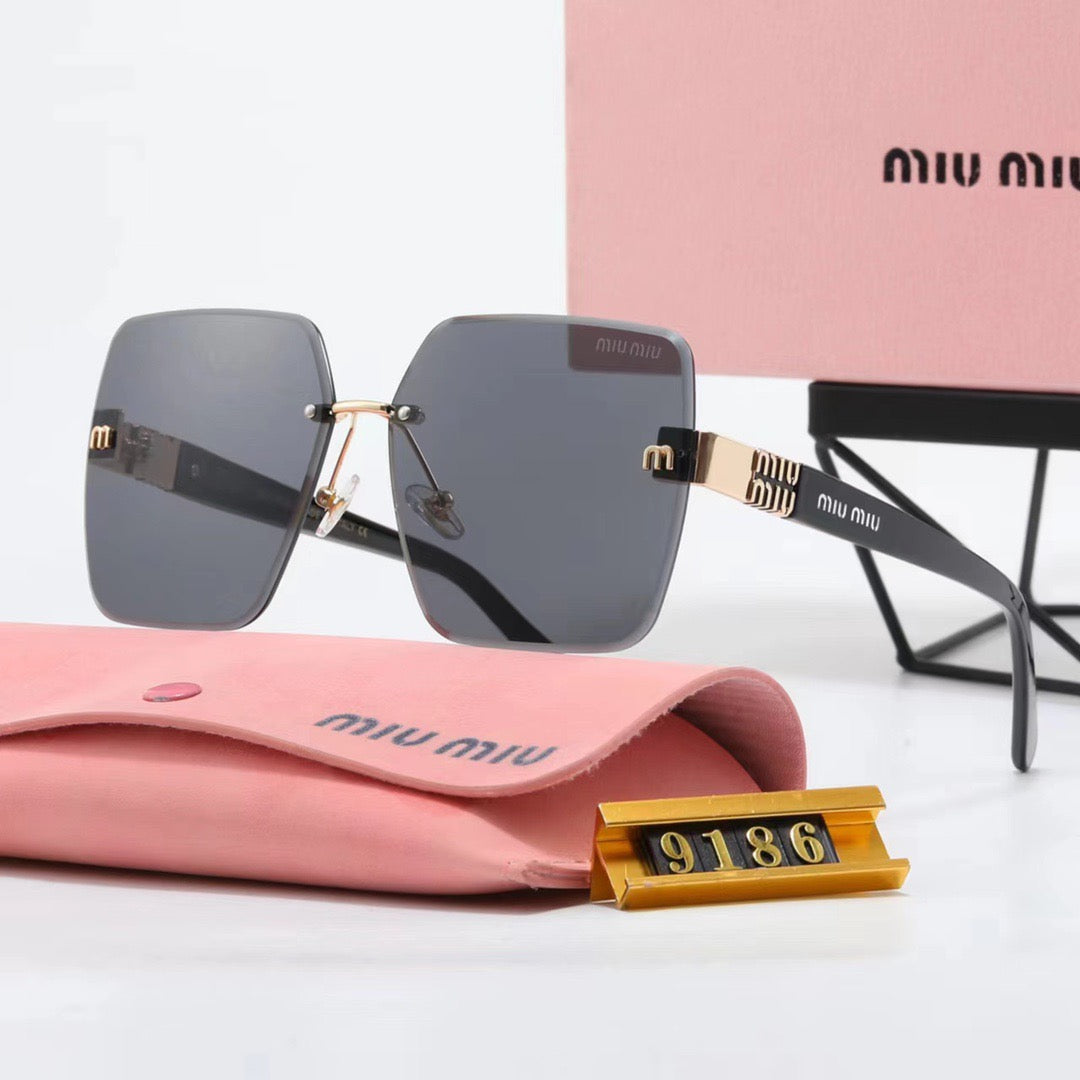 Frameless gradient sunglasses