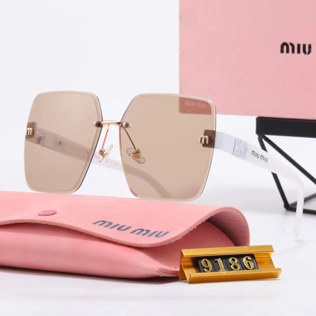 Frameless gradient sunglasses