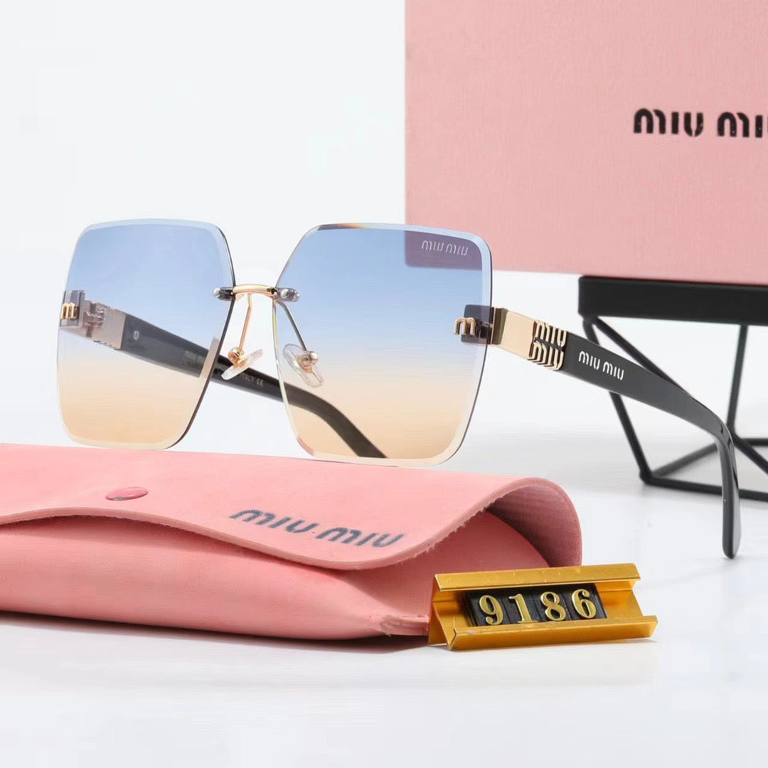 Frameless gradient sunglasses