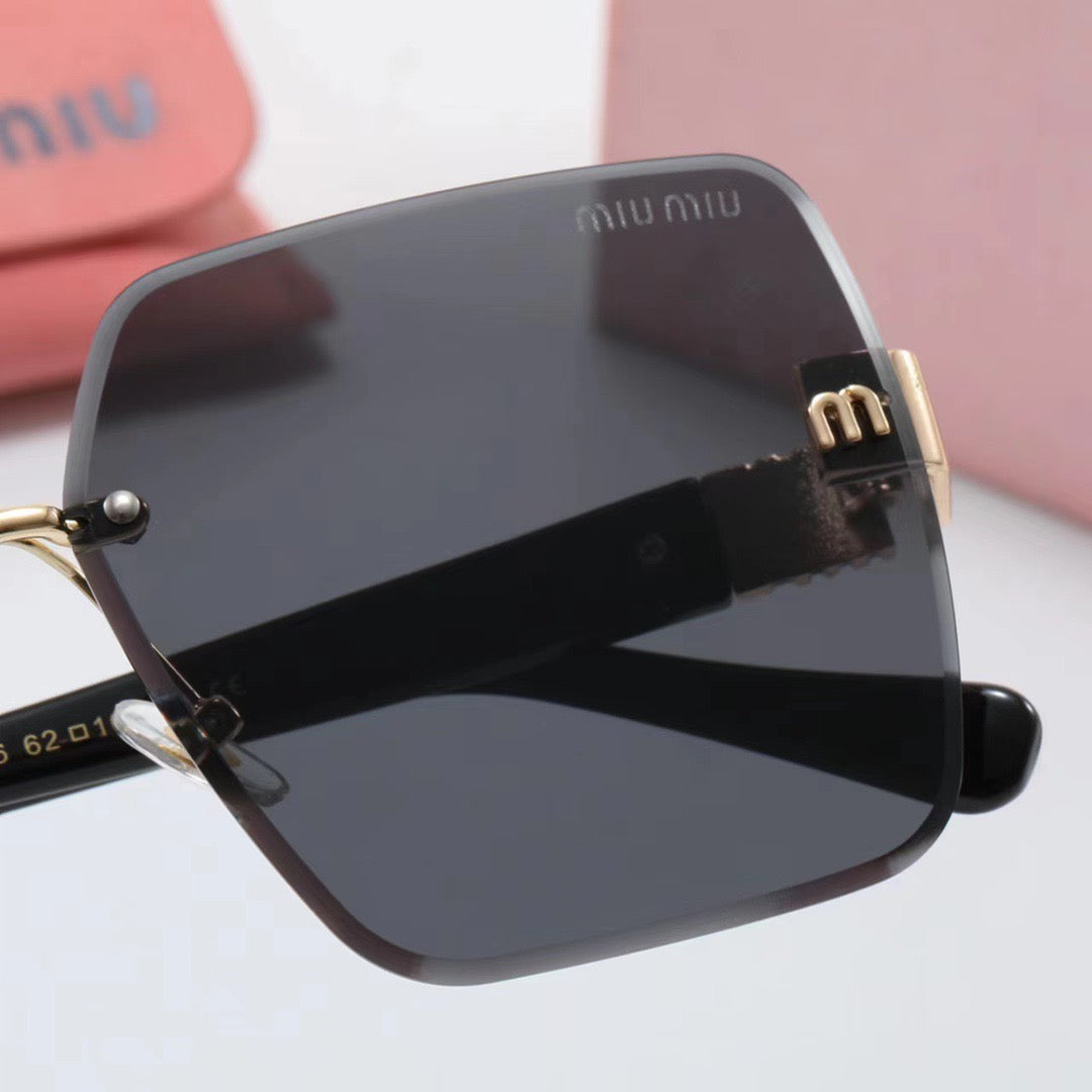 Frameless gradient sunglasses