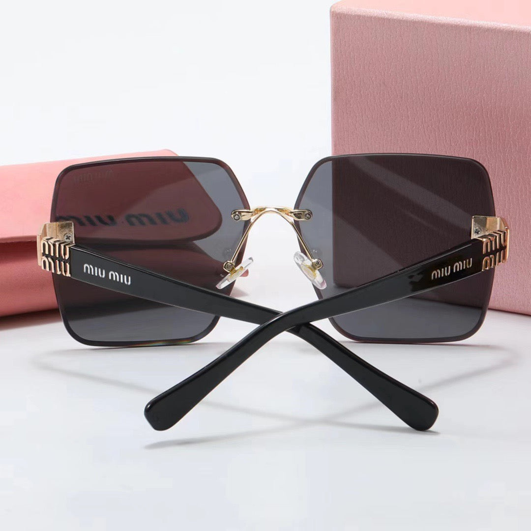 Frameless gradient sunglasses