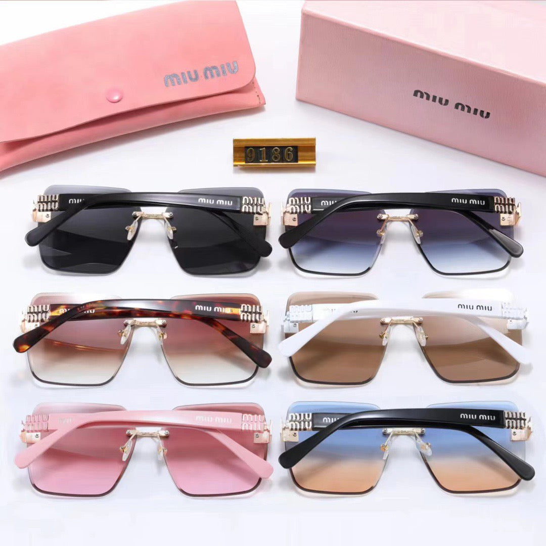 Frameless gradient sunglasses