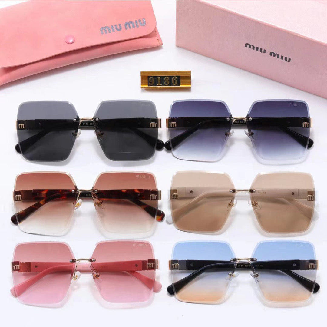 Frameless gradient sunglasses