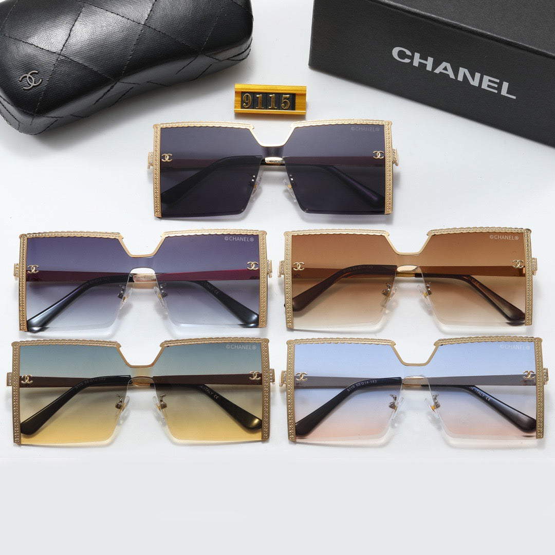 Fashion metal frame sunglasses