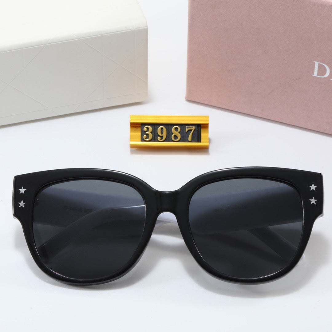 Fashionable Semi-circular Color Matching Sunglasses