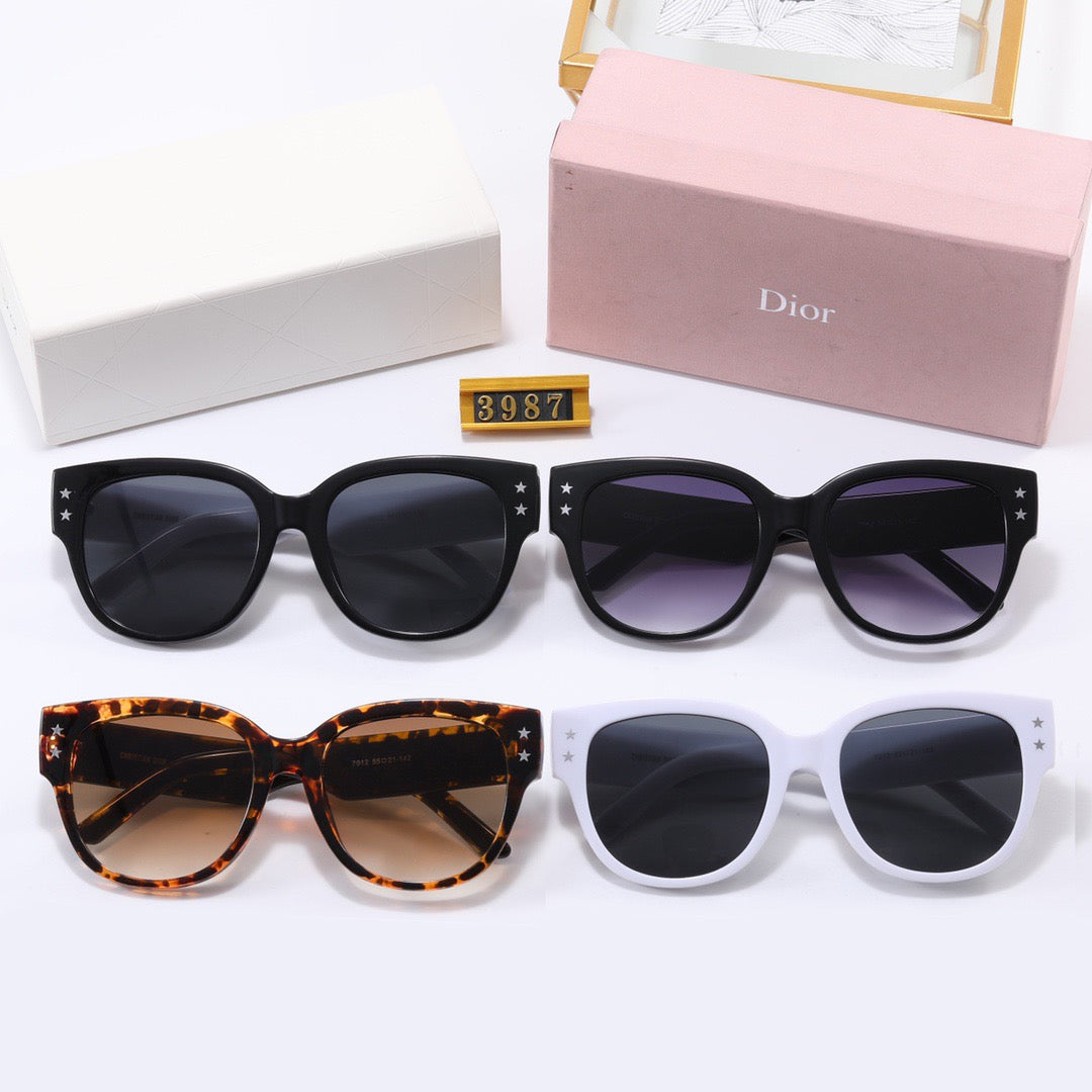 Fashionable Semi-circular Color Matching Sunglasses