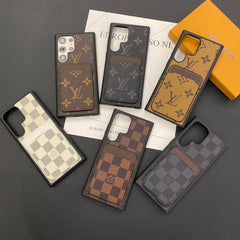 Luxury Leather Printed Card Holder Case