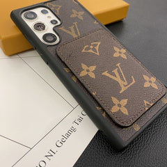 Luxury Leather Printed Card Holder Case