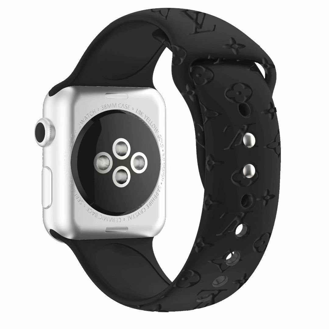 Silicone Embossed Soft Apple Watch Band