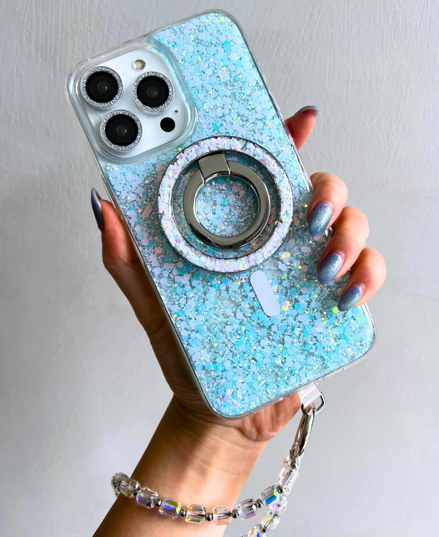 Aquamarine Disco MagSafe Phone Case