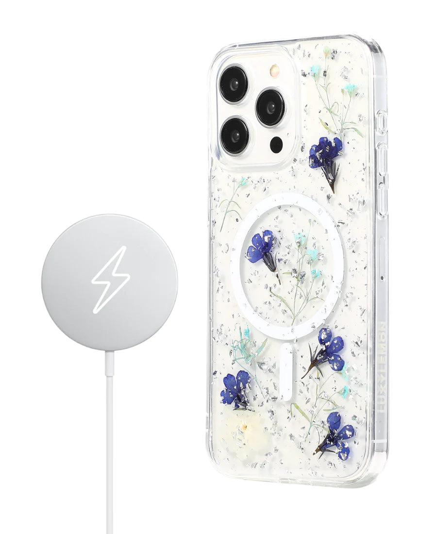 Baby Blues Floral MagSafe Phone Case