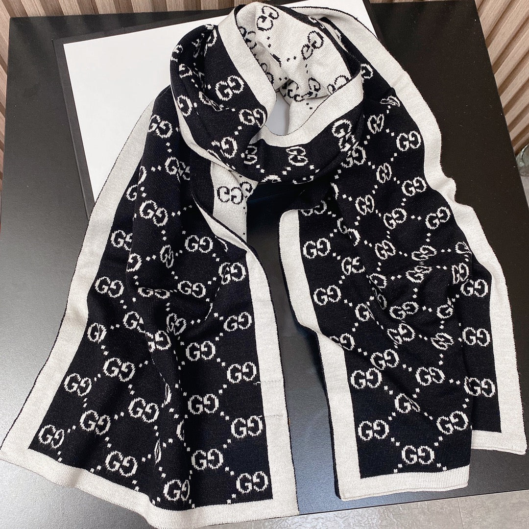 All-match Double G Jacquard Scarf