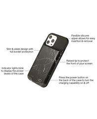 Black Marble Ultra Battery Case