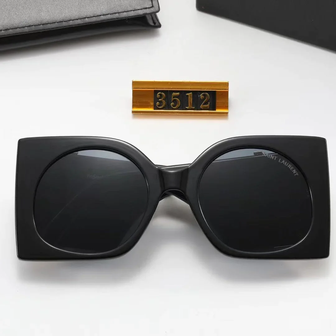 Retro large frame sunglasses