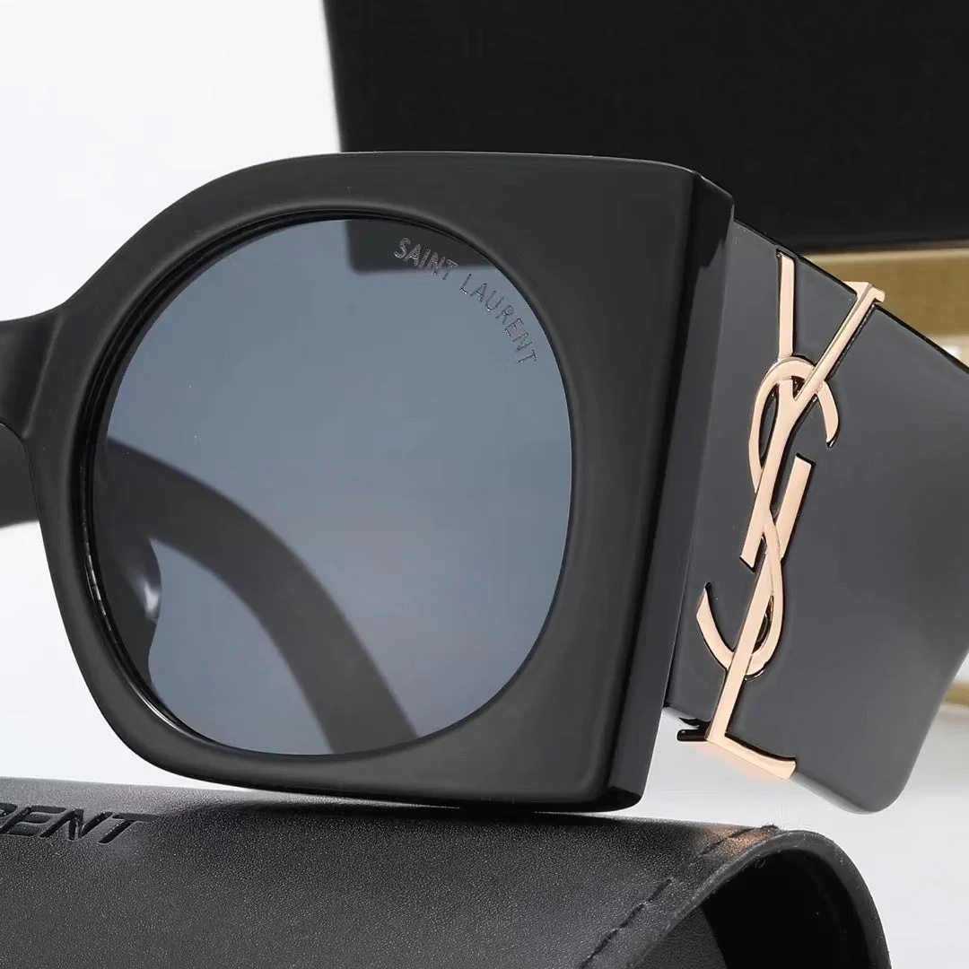 Retro large frame sunglasses