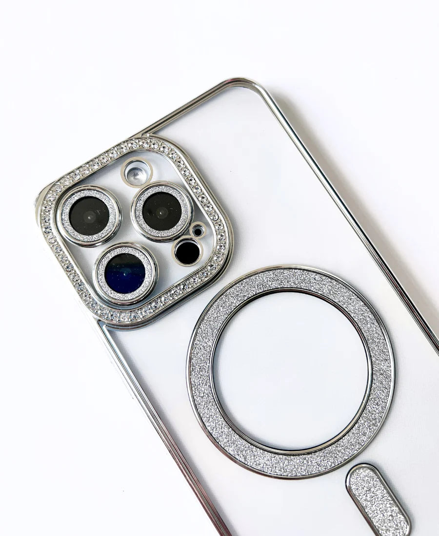 Silver Glam MagSafe Phone Case