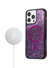 Purple Glitter MagSafe Phone Case