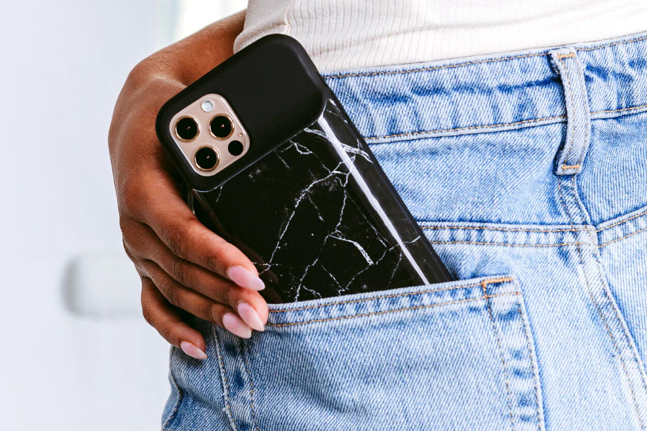 Black Marble Ultra Battery Case