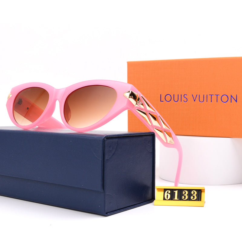 Luxe Threaded Metal Sunglasses