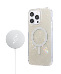 Gray Mother of Pearl MagSafe Phone Case