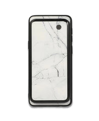 White Marble 2-in-1 Magnetic Battery Power Samsung Case