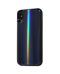 Black Laser Holo Glass Battery Case