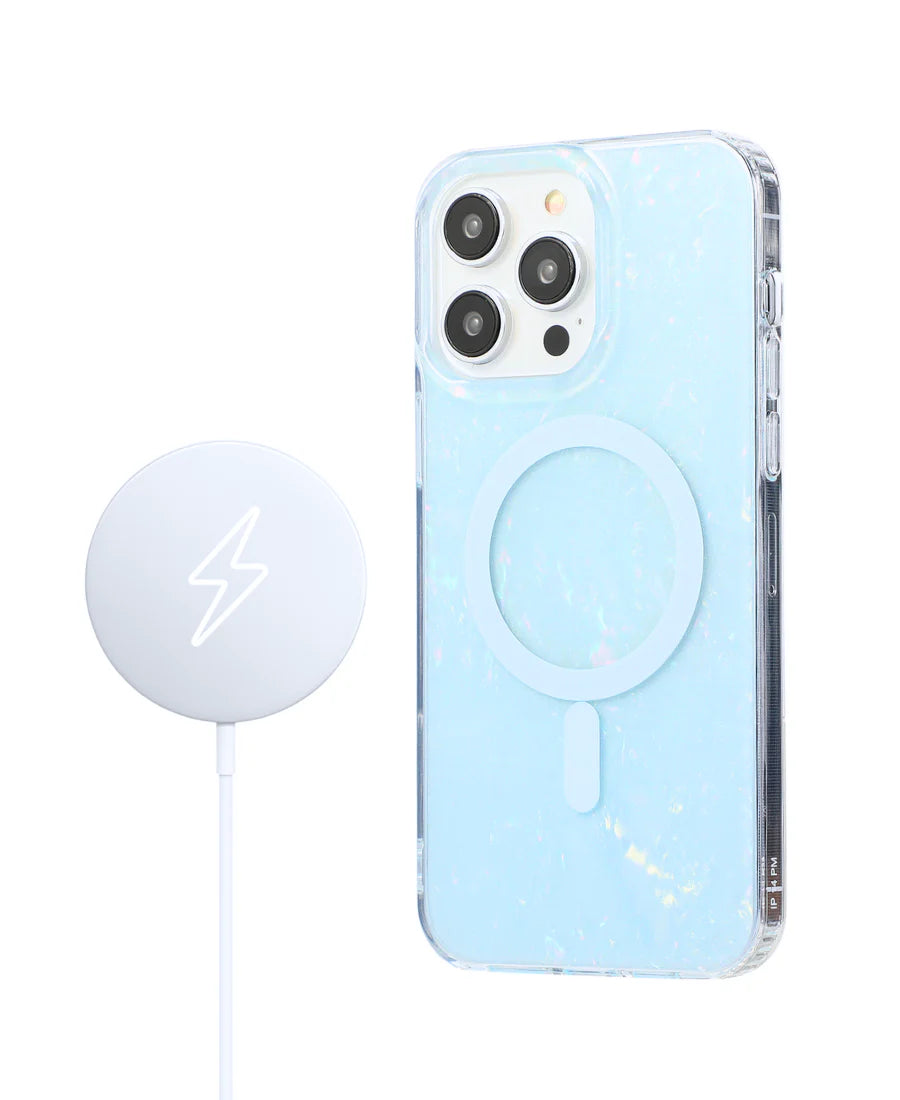 Blue Mother of Pearl MagSafe Phone Case