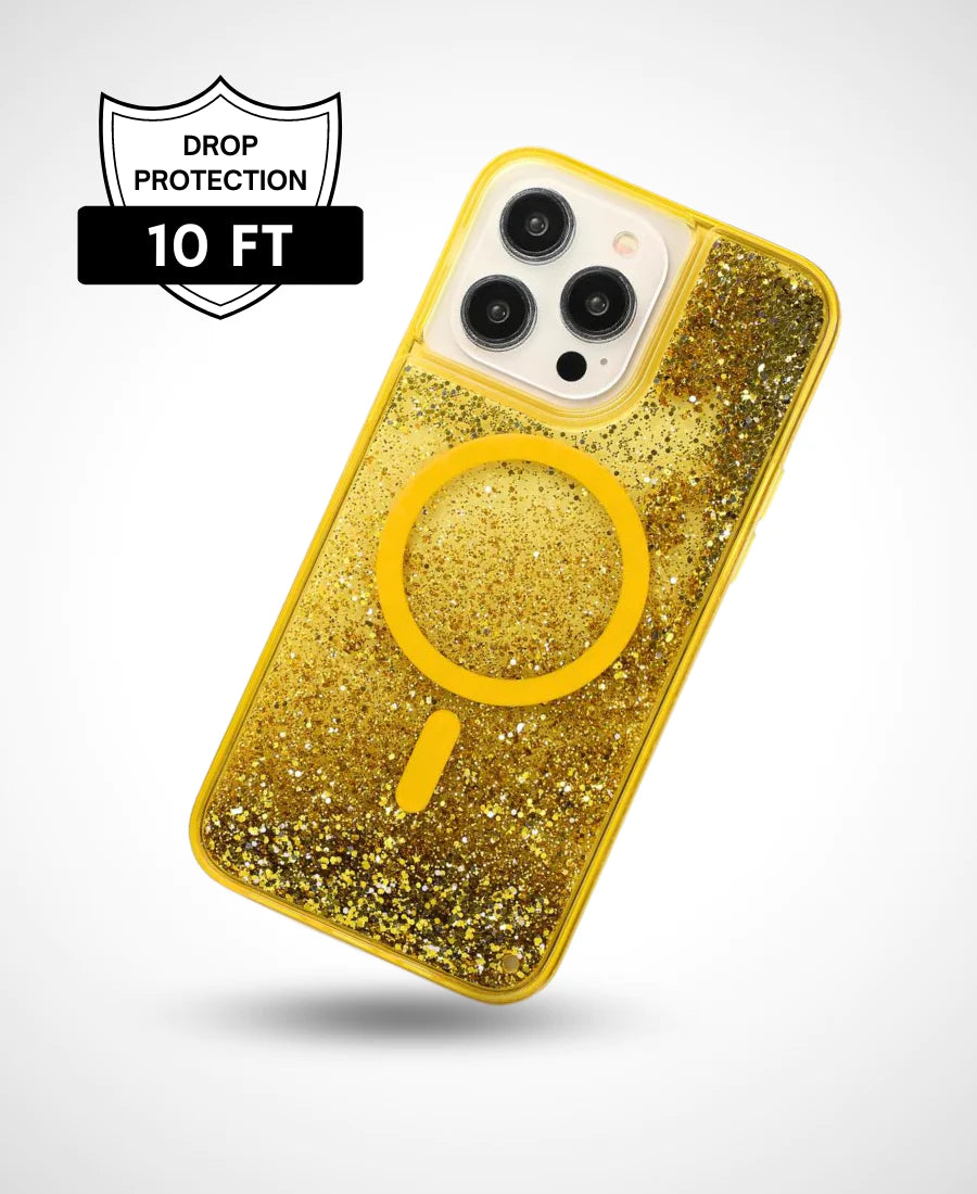 Gold Glitter MagSafe Phone Case