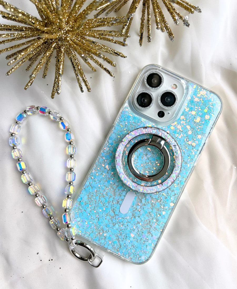 Aquamarine Disco MagSafe Phone Case