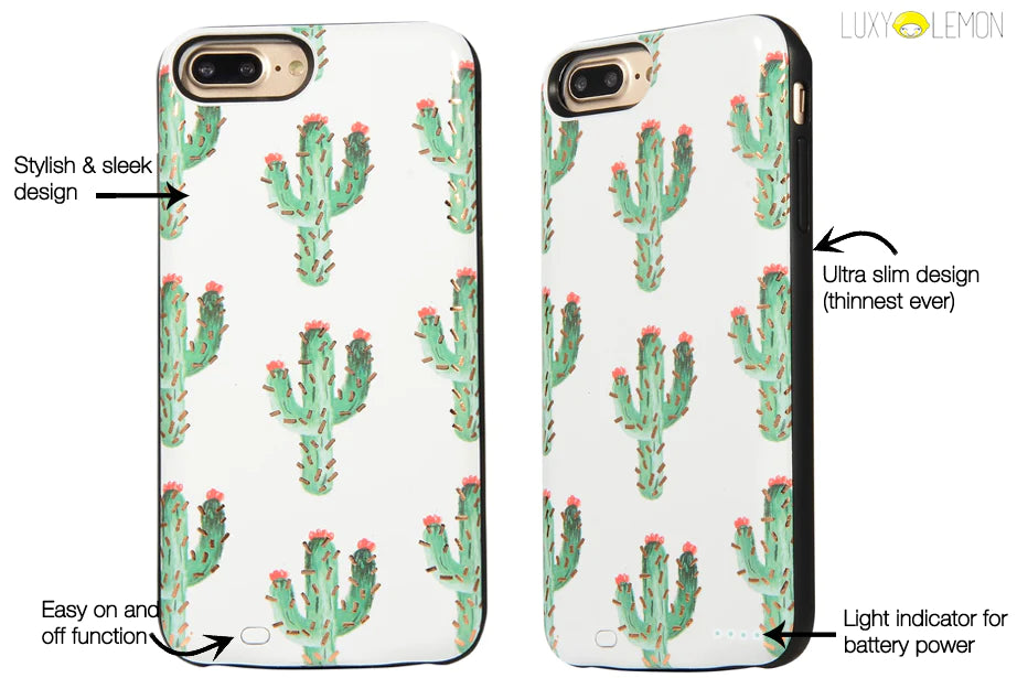 Cactus Battery Power Phone Case