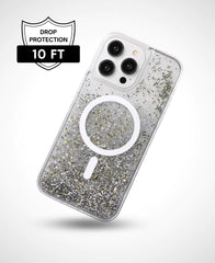 Clear Glitter MagSafe Phone Case