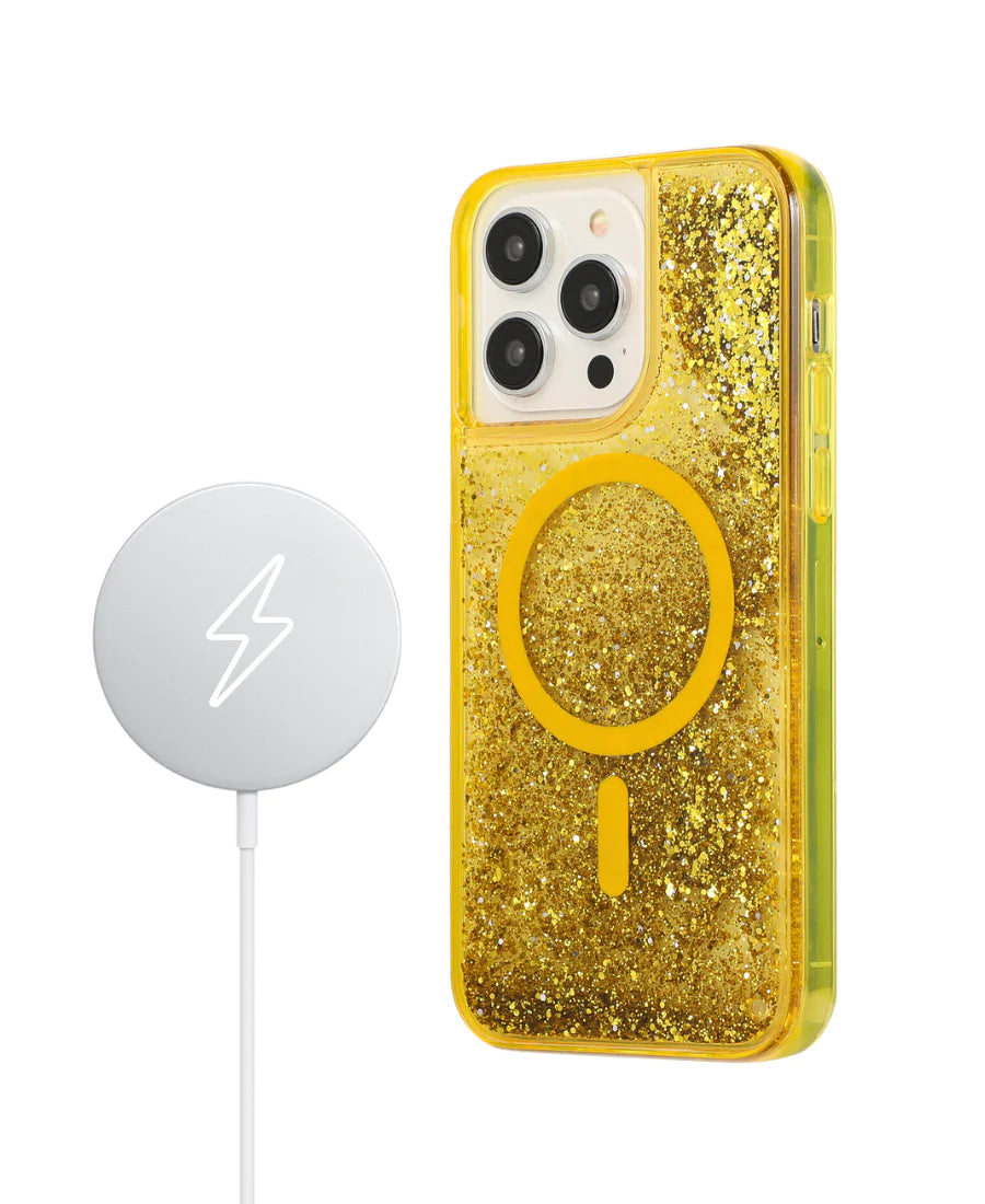 Gold Glitter MagSafe Phone Case