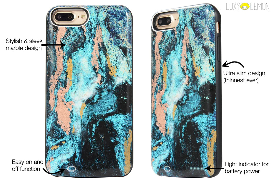 Mystic Marble Battery Case