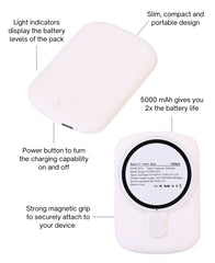 White MagSafe Battery Booster