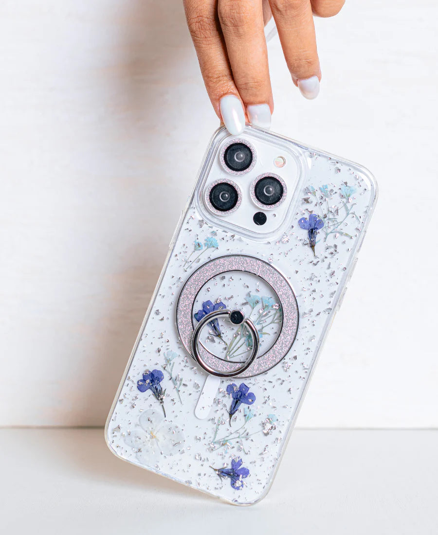 Baby Blues Floral MagSafe Phone Case