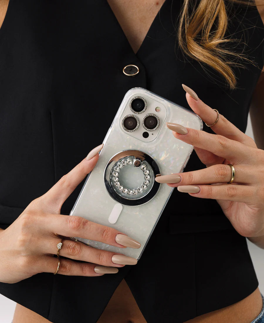 White Mother of Pearl MagSafe Phone Case