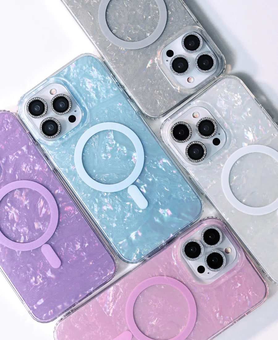 Gray Mother of Pearl MagSafe Phone Case