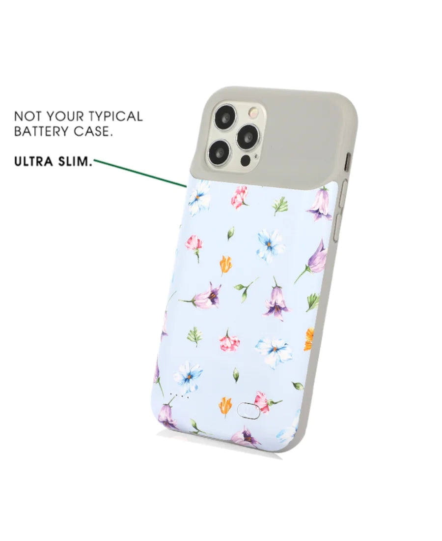 Blue Wildflower Ultra Battery Case